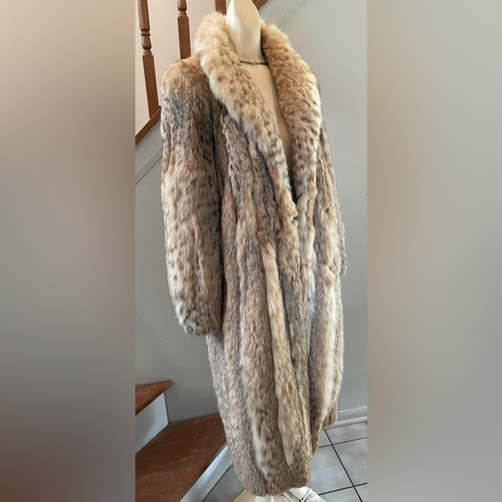 Sorbara Lynx fur full length coat